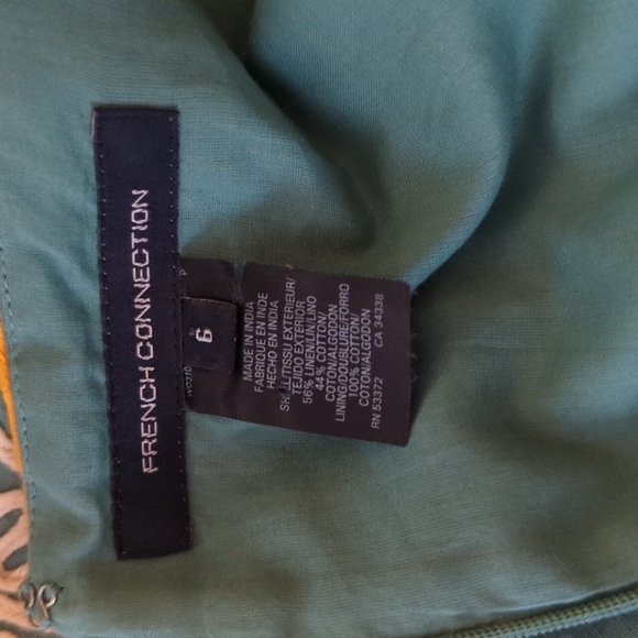 French Connection Mexican style dress size 6 - Picture 7 of 9